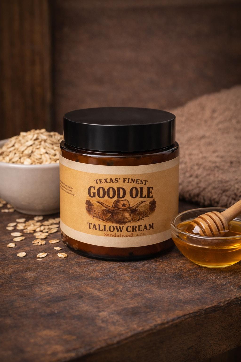 Redness Relief Regenerative Tallow and Colloidal Oats cream with medicinal grade Manuka Honey